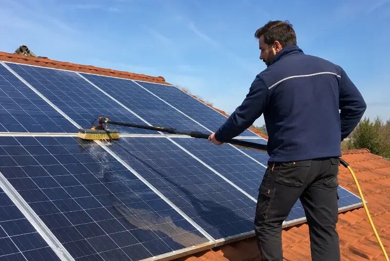 Nettoyage et entretien de panneaux solaires à Blou