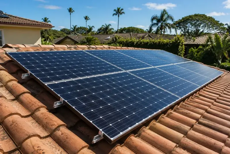 Installation de panneaux solaires à Blou